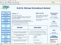 Screenshot von www.kjg-gmuend.de